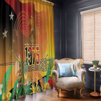 Papua New Guinea Independence Day Window Curtain One People One Nation One Country