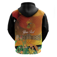 Personalised Papua New Guinea Independence Day Zip Hoodie One People One Nation One Country