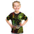 Personalised Hawaii Kid T Shirt Pray For Maui Hawaiian Plumeria Be Strong Reggae Verison LT14 Reggae - Polynesian Pride