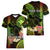 Personalised Hawaii Women V Neck T Shirt Pray For Maui Hawaiian Plumeria Be Strong Reggae Verison LT14 - Polynesian Pride