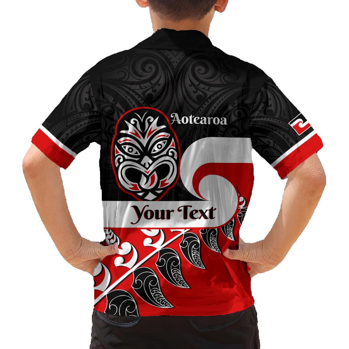 Personalised Te Reo Maori New Zealand Family Matching Puletasi Dress and Hawaiian Shirt Kia Haka Maori Fern With Tino Rangatiratanga LT14 - Polynesian Pride