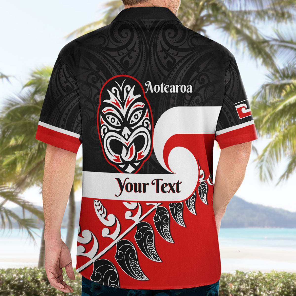 Personalised Te Reo Maori New Zealand Hawaiian Shirt Kia Haka Maori Fern With Tino Rangatiratanga LT14 - Polynesian Pride