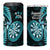 New Zealand Darts 4 in 1 Can Cooler Tumbler Happiness Is A Tight Threesome Maori Turquoise