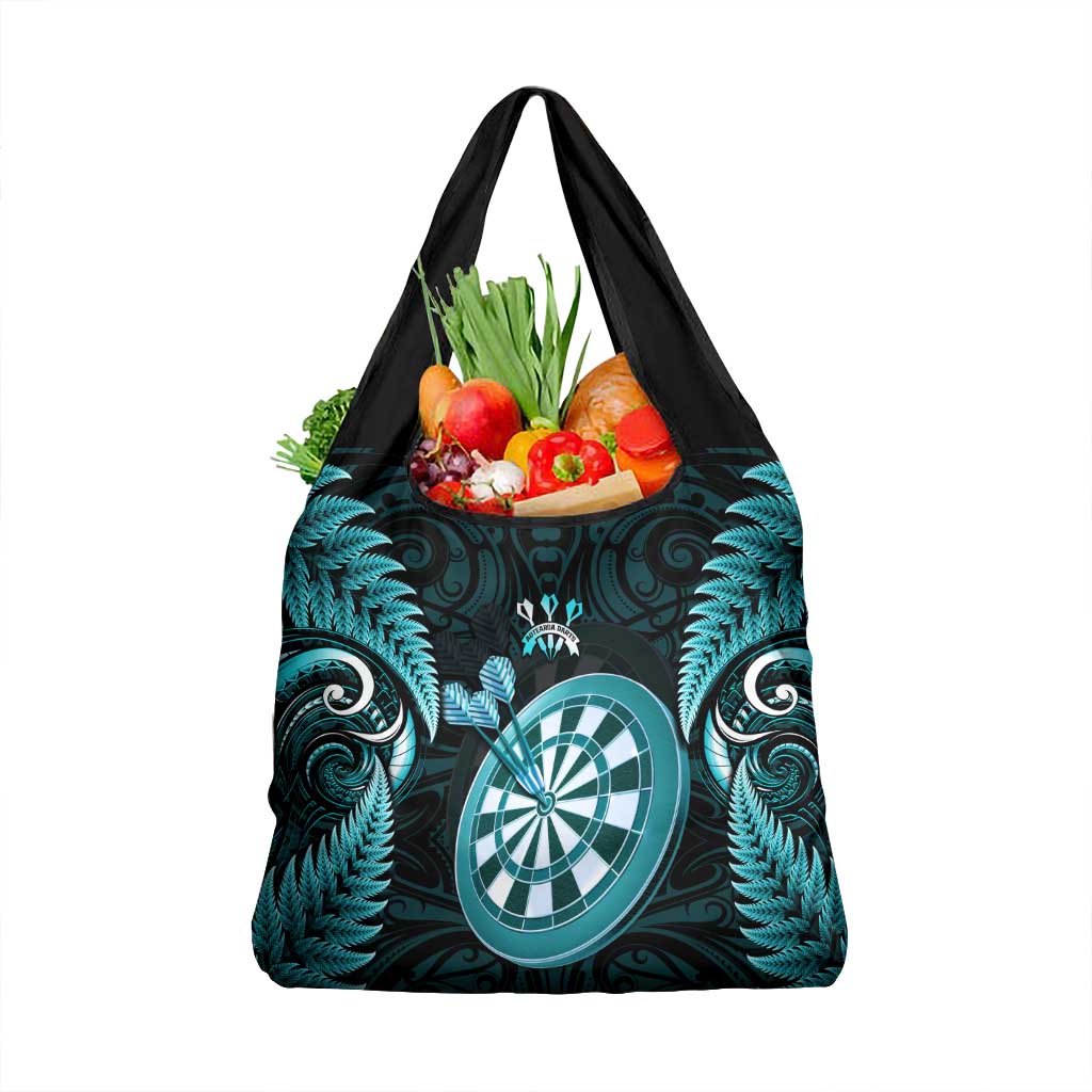 New Zealand Darts Grocery Bag Happiness Is A Tight Threesome Maori Turquoise