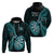 New Zealand Darts Hoodie Happiness Is A Tight Threesome Maori Turquoise LT14 - Polynesian Pride