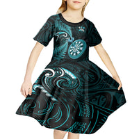 personalised-new-zealand-darts-kid-short-sleeve-dress-happiness-is-a-tight-threesome-maori-turquoise