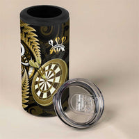 New Zealand Darts 4 in 1 Can Cooler Tumbler Happiness Is A Tight Threesome Maori Gold
