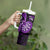 Personalised New Zealand Darts Tumbler With Handle Happiness Is A Tight Threesome Maori Purple