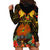 Papua New Guinea Central Province Hoodie Dress Papua Niugini Coat Of Arms With Flag Style LT14 - Polynesian Pride