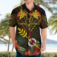 Papua New Guinea Chimbu Province Hawaiian Shirt Papua Niugini Coat Of Arms With Flag Style LT14 - Polynesian Pride
