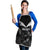 Custom New Zealand Silver Fern Football Apron Go Aotearoa Grunge Black - Polynesian Pride