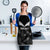 Custom New Zealand Silver Fern Football Apron Go Aotearoa Grunge Black - Polynesian Pride
