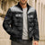 Custom New Zealand Silver Fern Football Bomber Puffer Jacket Go Aotearoa Grunge Black - Polynesian Pride