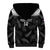 Custom New Zealand Silver Fern Football Sherpa Hoodie Go Aotearoa Grunge Black - Polynesian Pride