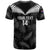 Custom New Zealand Silver Fern Football T Shirt Go Aotearoa Grunge Black - Polynesian Pride