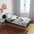 Custom New Zealand Silver Fern Football Bedding Set Go Aotearoa Grunge White - Polynesian Pride