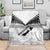 Custom New Zealand Silver Fern Football Blanket Go Aotearoa Grunge White - Polynesian Pride