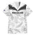 Custom New Zealand Silver Fern Football Family Matching Off Shoulder Maxi Dress and Hawaiian Shirt Go Aotearoa Grunge White - Polynesian Pride