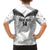 Custom New Zealand Silver Fern Football Family Matching Summer Maxi Dress and Hawaiian Shirt Go Aotearoa Grunge White - Polynesian Pride
