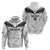 Custom New Zealand Silver Fern Football Hoodie Go Aotearoa Grunge White - Polynesian Pride