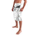 Custom New Zealand Silver Fern Football Lavalava Go Aotearoa Grunge White - Polynesian Pride