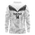 Custom New Zealand Silver Fern Football Long Sleeve Polo Shirt Go Aotearoa Grunge White - Polynesian Pride