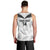 Custom New Zealand Silver Fern Football Men Tank Top Go Aotearoa Grunge White - Polynesian Pride