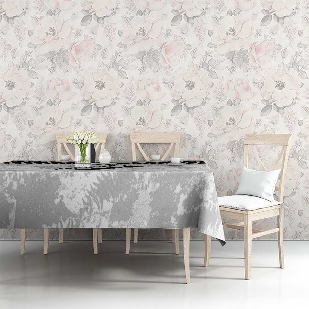 Custom New Zealand Silver Fern Football Tablecloth Go Aotearoa Grunge White - Polynesian Pride