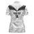 Custom New Zealand Silver Fern Football Women Polo Shirt Go Aotearoa Grunge White - Polynesian Pride