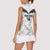 Custom New Zealand Silver Fern Football Women Sleeveless Polo Shirt Go Aotearoa Grunge White - Polynesian Pride
