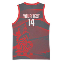 Custom New Caledonia Football Basketball Jersey Allez Les Cagous Grey Version - Polynesian Pride