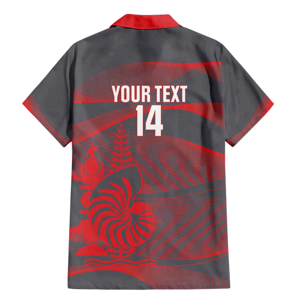 Custom New Caledonia Football Family Matching Mermaid Dress and Hawaiian Shirt Allez Les Cagous Grey Version - Polynesian Pride