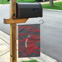 Custom New Caledonia Football Garden Flag Allez Les Cagous Grey Version - Polynesian Pride