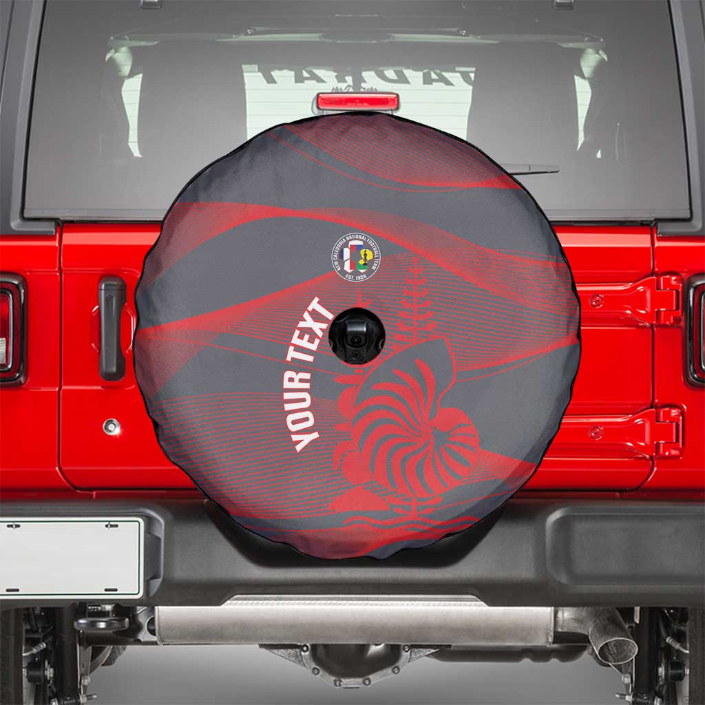 Custom New Caledonia Football Spare Tire Cover Allez Les Cagous Grey Version - Polynesian Pride