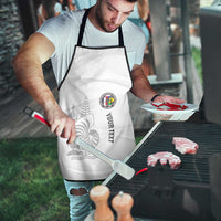 Custom New Caledonia Football Apron Allez Les Cagous White Version - Polynesian Pride