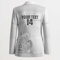 Custom New Caledonia Football Blazer Allez Les Cagous White Version - Polynesian Pride