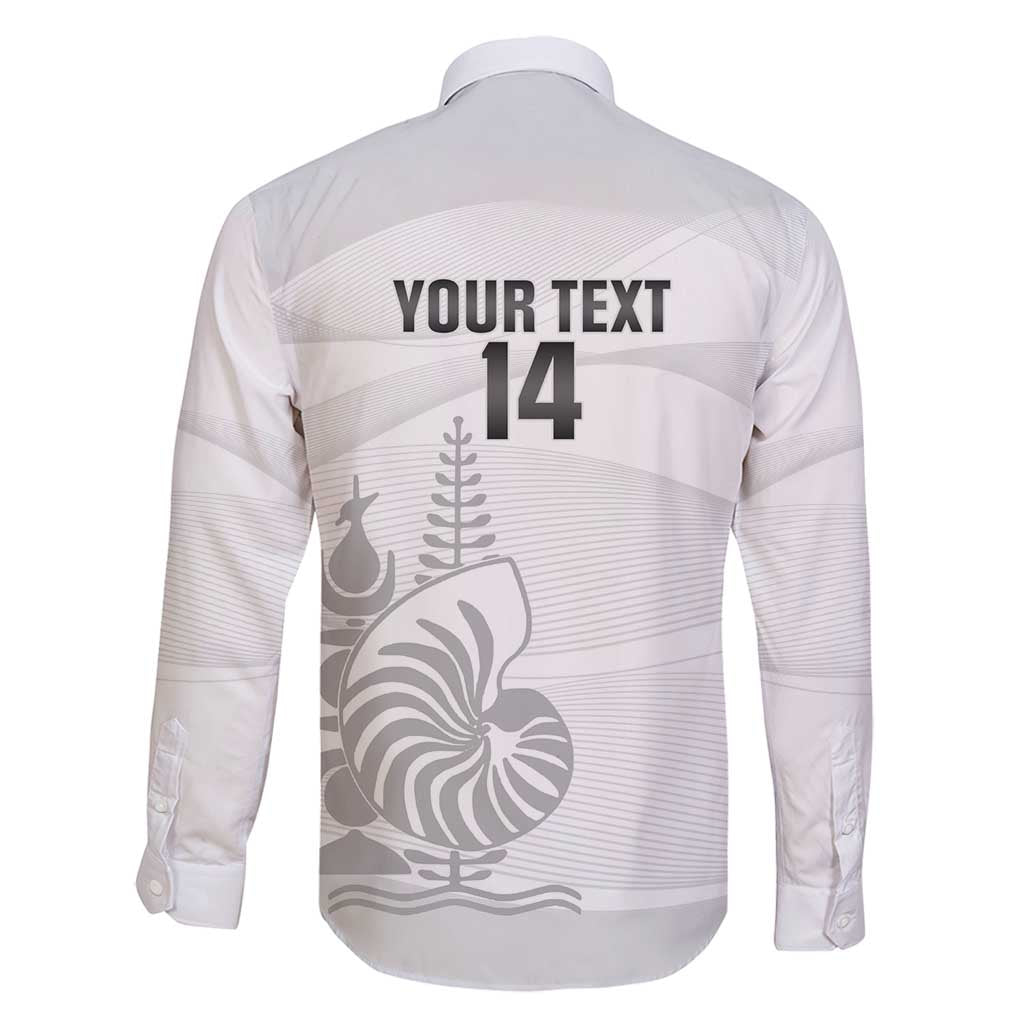 Custom New Caledonia Football Family Matching Tank Maxi Dress and Hawaiian Shirt Allez Les Cagous White Version - Polynesian Pride