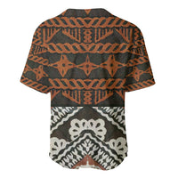 Bula Fiji Tapa Baseball Jersey Fijian Masi Vintage Vibes - Polynesian Pride