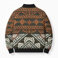 Bula Fiji Tapa Bomber Puffer Jacket Fijian Masi Vintage Vibes - Polynesian Pride