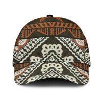 Bula Fiji Tapa Classic Cap Fijian Masi Vintage Vibes - Polynesian Pride