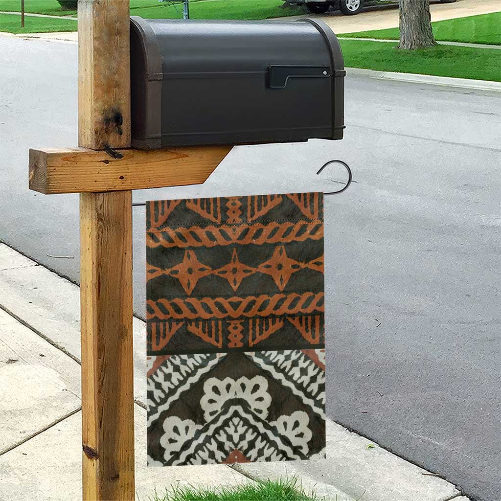 Bula Fiji Tapa Garden Flag Fijian Masi Vintage Vibes - Polynesian Pride