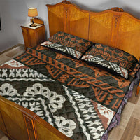 Bula Fiji Tapa Quilt Bed Set Fijian Masi Vintage Vibes - Polynesian Pride