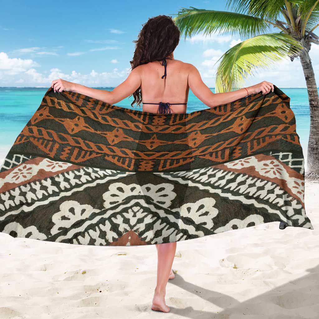 Bula Fiji Tapa Sarong Fijian Masi Vintage Vibes - Polynesian Pride