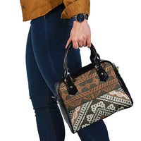 Bula Fiji Tapa Shoulder Handbag Fijian Masi Vintage Vibes - Polynesian Pride