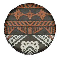 Bula Fiji Tapa Spare Tire Cover Fijian Masi Vintage Vibes - Polynesian Pride