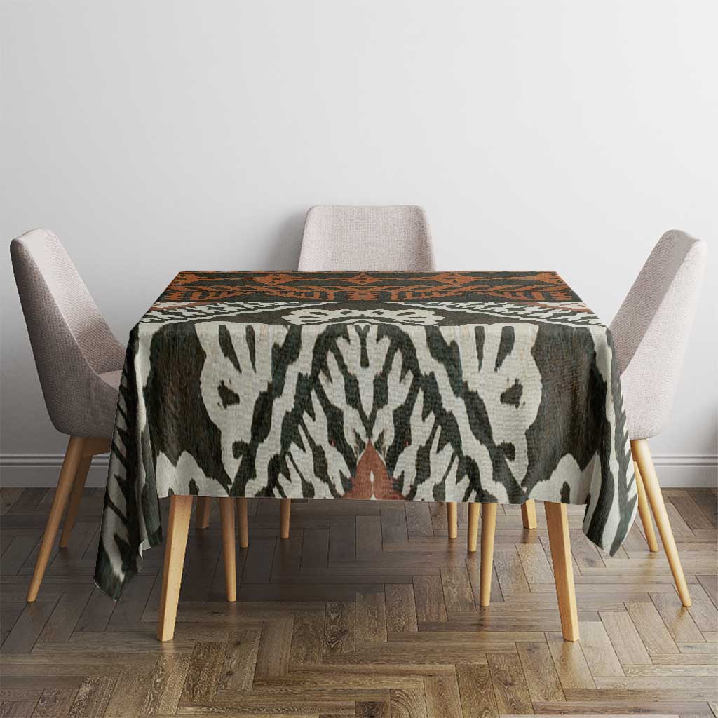 Bula Fiji Tapa Tablecloth Fijian Masi Vintage Vibes - Polynesian Pride