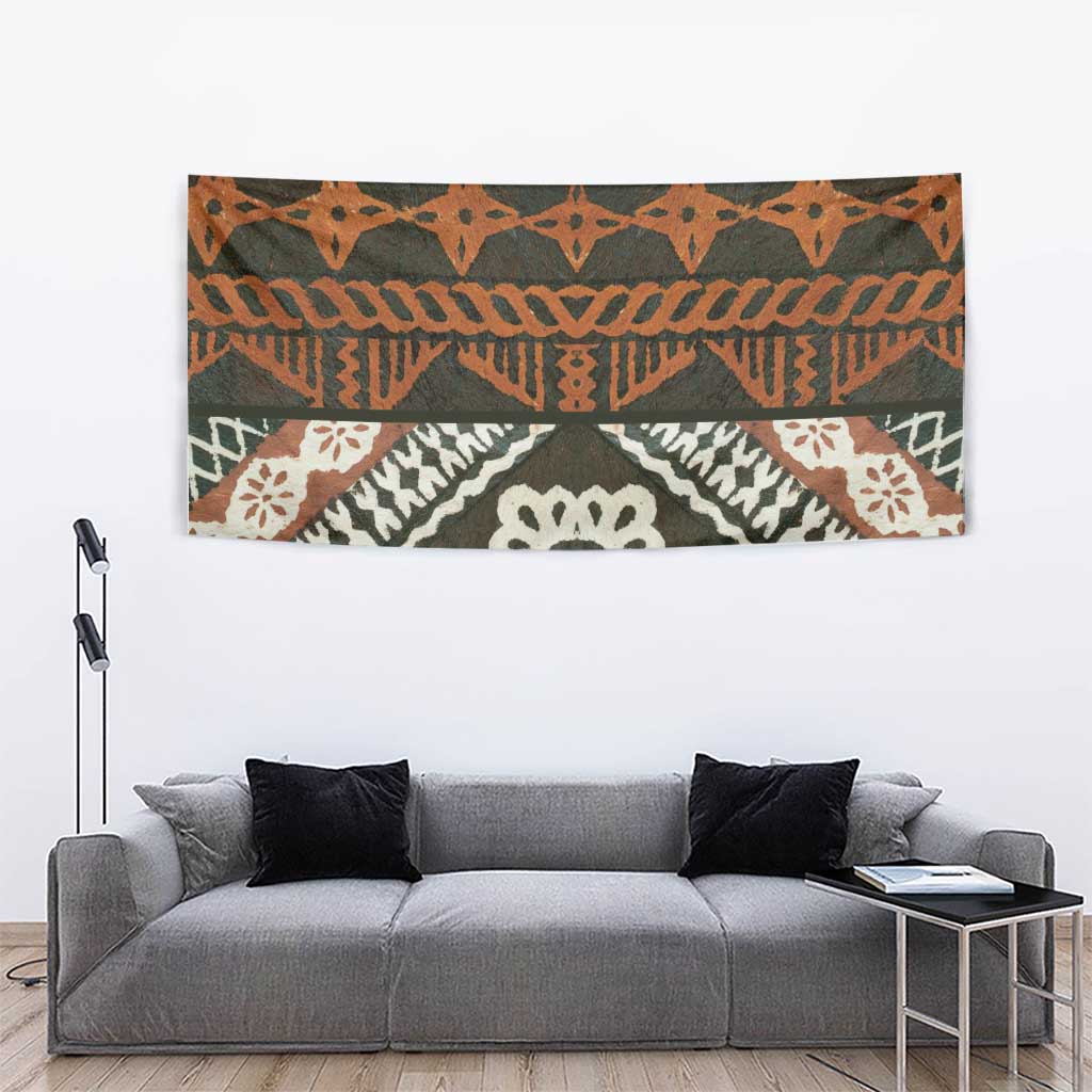 Bula Fiji Tapa Tapestry Fijian Masi Vintage Vibes - Polynesian Pride