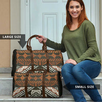 Bula Fiji Tapa Travel Bag Fijian Masi Vintage Vibes - Polynesian Pride