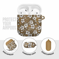 Kuvui Bula Fiji AirPods Case Fijian Tapa Seamless Hibiscus - Polynesian Pride