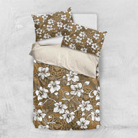 Kuvui Bula Fiji Bedding Set Fijian Tapa Seamless Hibiscus - Polynesian Pride